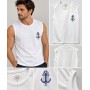 Lee Cooper Erkek Askılı Beyaz Slim Fit Tişört  199 LCM 243005
