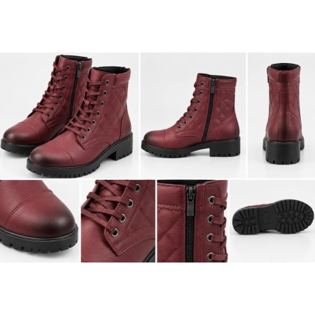 Kiddo Kız Çocuk Bordo Bot  7911