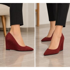 Inci Orange Wedge Heel Shoes - Stylish and Comfortable