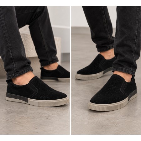 Grand Royal Men's Black Casual Shoes - Style and Comfort