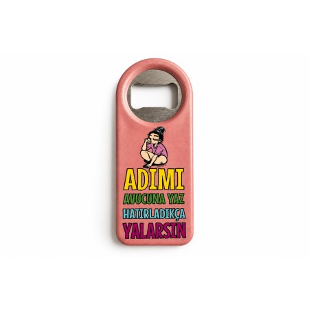 Adımı Avucuna Yaz Yazılı Magnet Açacak