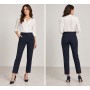 Ipekyol Women's Fabric Pants - Navy Blue
