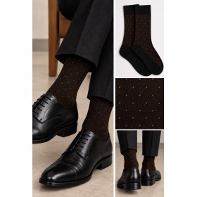 İnci Erkek Bordo Çorap 4384
