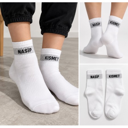 Pearl Women's Socks White 5280 - Elegance and Comfort