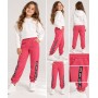 Adventure Kids Girl Sweatpants with Love Print - Style & Comfort