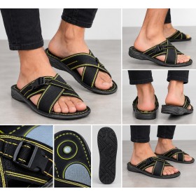 NarinSoft Men Yellow Rope Slippers - Style and Comfort