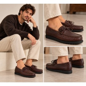 Mystic Leather Shoes Brown MT-4537 - Stylish and Comfortable