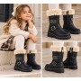 Alya Kids Yün Detaylı Kız Çocuk Botu GD009