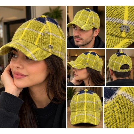 Fenerıum Kışlık Unisex Şapka Siperlikli Yün Kumaş