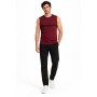 Lee Cooper Men's Sleeveless Burgundy T-Shirt | Stylish and Comfortable