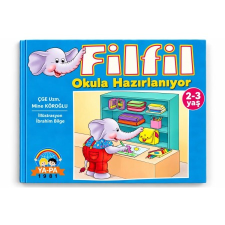 Ya-Pa Yayınları 2-3 Yaş Filfil Okula Hazırlanıyor