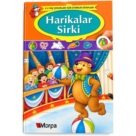 Morpa Yayınları Harikalar Sirki/ 2-3 Yaş Çocukları İçin Etkinlik Kitapları