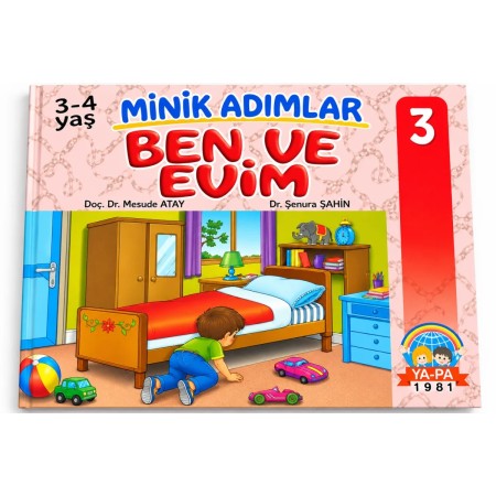 Ya-Pa Yayınları 3-4 Yaş Minik Adımlar Ben ve Evim 3