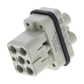 Han Q Konnektör Ara Parçası, Erkek, 7 Pinli, 690 V, 40A
