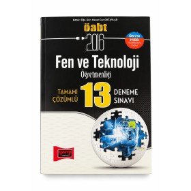 2016 ÖABT Fen ve Teknoloji Öğretmenliği 13 Deneme Sınavı