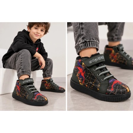 Er&Çe Sport Erkek Çocuk Botu - Spiderman Detaylı