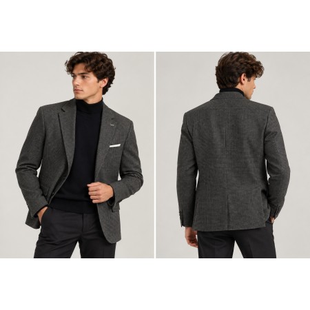 Jan Cardın Erkek Slim fit İki Düğmeli Ceket