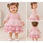 Gül Bebe Pembe Kız Çocuk Elbise