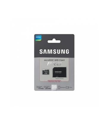 Samsung Pro 16GB Micro SD Hafıza Kartı Adaptörlü - Class 10 mb-mgagba/tr