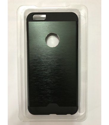 The iPhone 6s plus protective metal sheath is black masquerade