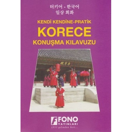 Korece Konuşma Kılavuzu Fono Yayınları