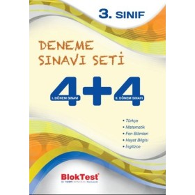 Bloktest 3.Sınıf Deneme Sınavı Seti 4+4