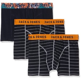 JACK & JONES Men's Jacliverpool 3 Adet Boxer Şort, Lacivert